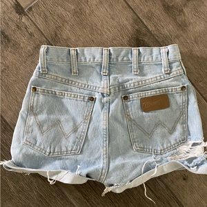 Wrangler cut off Jean shorts